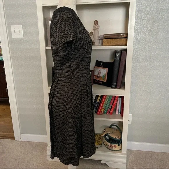 NWT Club Monaco Davin Tweed Fit and Flare Dress w/ Pockets Sz 2 - Picture 6 of 11